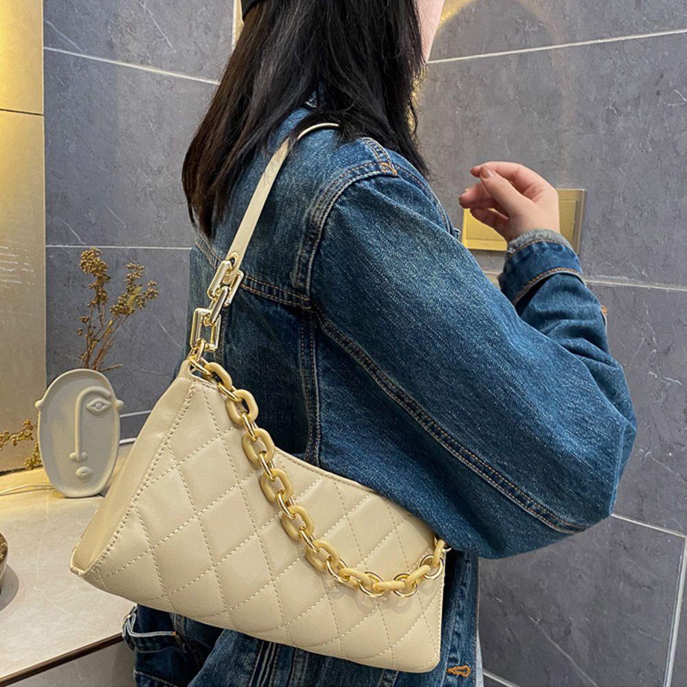 UUMIR Túi Xách Da PU Màu Trơn Thời Trang