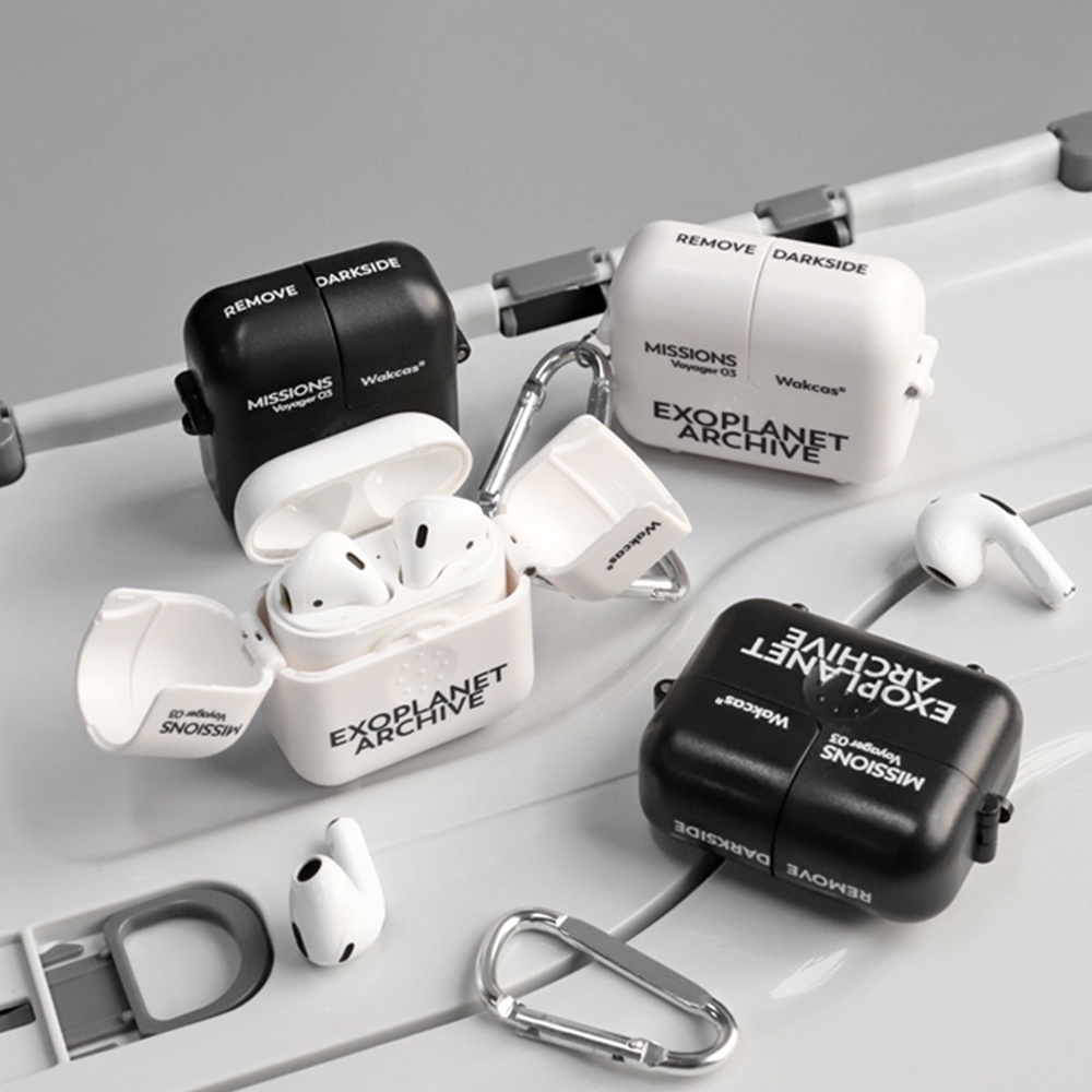 Ốp Bảo Vệ Tai Nghe Airpod 1 2 3 Pro  Magic Box Exoplanet Chống Mở Nắp Chất Liệu Nhựa TPU 2 Lớp Cao Cấp - Chinchincase