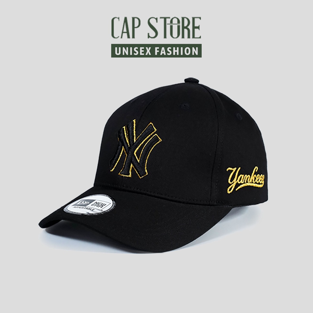Nón lưỡi trai NY - Mũ MLB nam nữ thêu thời trang nam cao cấp full box phong cách thời trang ulzzang Capstore