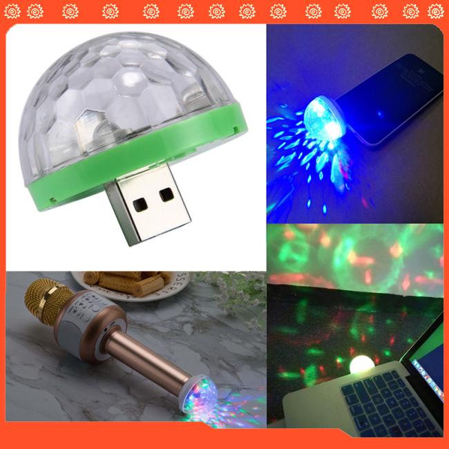 NTO Đèn LED tạo hiệu ứng ánh sáng nhiều màu sắc có cổng USB dùng cho quầy bar