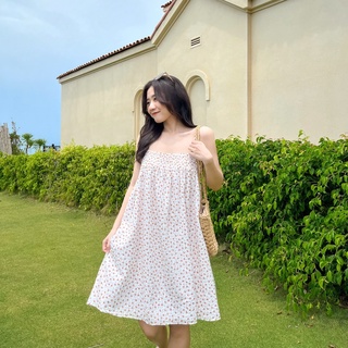 Đầm DIDI- Đầm 2 dây nhún ngực