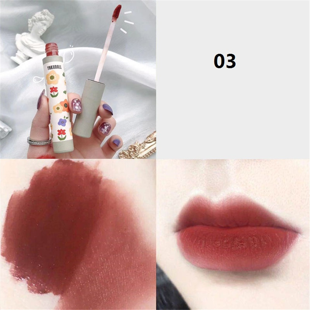 (hàng Mới Về) Son Kem Lì Mịn Mượt Như Nhung Không Phai Không Dính Cốc Hình Bông Hoa May Mắn | BigBuy360 - bigbuy360.vn