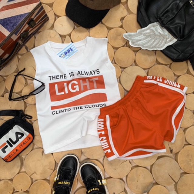 Bộ bé trai sát nách light