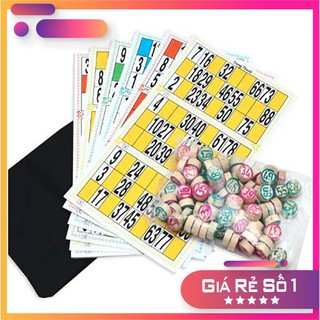 [Sỉ] Bộ cờ Lô Tô giấy.