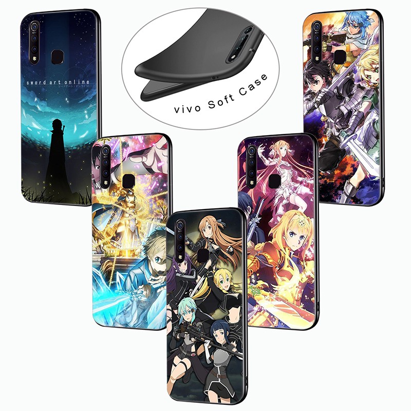 Ốp Lưng In Hình Sword Art Online Cho Vivo Y15 Y19 Y30 Y50 S5 S7 X30 X50 Pro Nex 3 2020