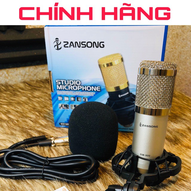 Mic Thu Âm Bm900 Chuyên Thu Âm LiveSteam Hatkaraoke Hàng Zin Loại 1