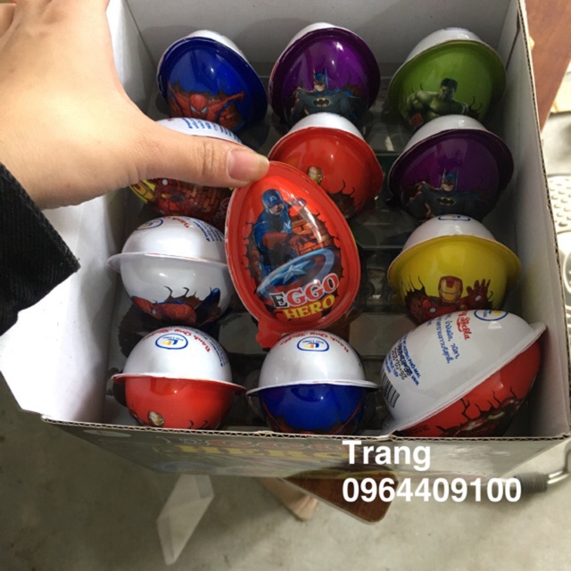 Hộp 24 quả trứng hero siêu anh hùng