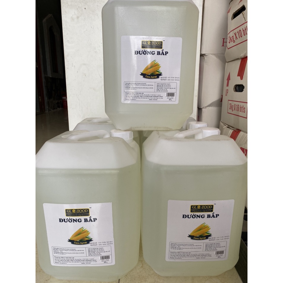 Đường bắp Glofood 25KG vị ngọt thanh không gắt dùng trong pha chế