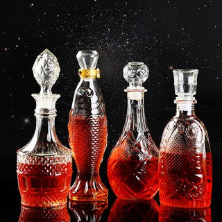 Bình rượu thủy tinh phong cách Châu Âu