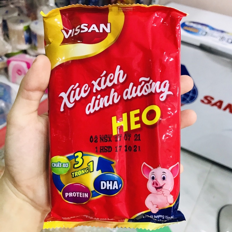 Xúc xích dinh dưỡng heo VISSAN 175gram