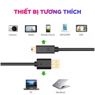 Cáp mini USB to USB 2.0 Ugreen 10386