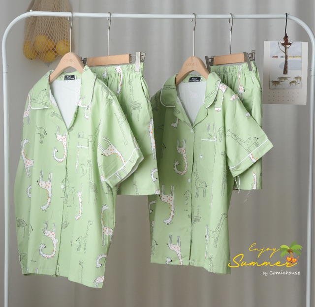 [Mã WAPUSH hoàn 12% xu đơn 99k] Pijama thô lụa comic | BigBuy360 - bigbuy360.vn