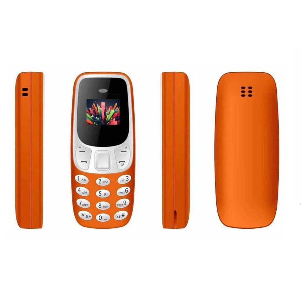 Điện Thoại Siêu nhỏ Mini N3310 màu CAM Orange (Mã SP: BM10) – nhỏ gọn, âm thanh cực to, kết nối SmartPhone – pin trâu