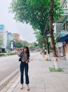 ÁO SƠ MI HOA ( ẢNH THẬT SHOP CHỤP)