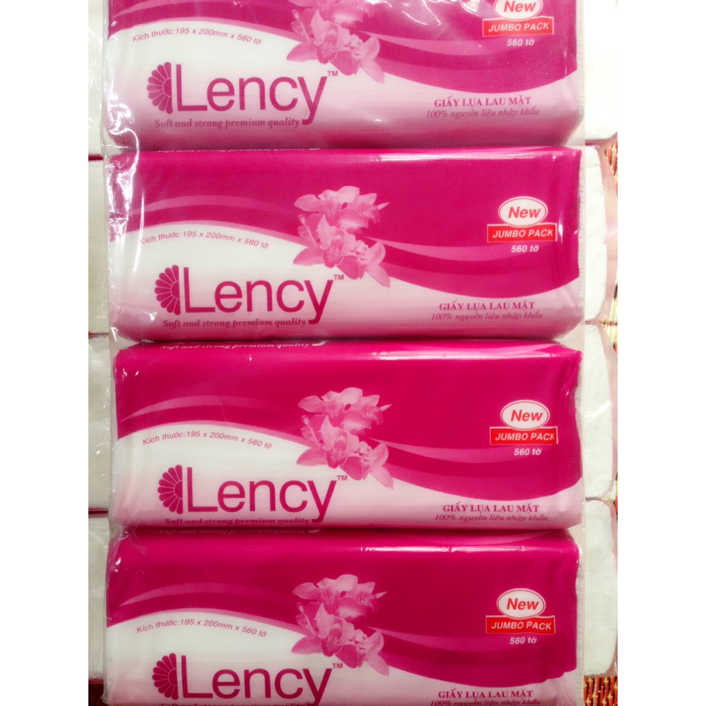 Giấy Ăn Rút Lency 180 Tờ x 3 lớp