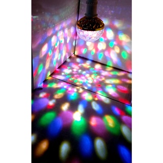 Đèn led trang trí vũ trường xoay 7 màu, đèn sân khấu, quán bar, phòng hát, dành cho dân bay, kèm đui cắm