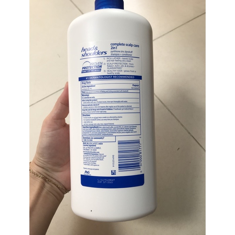 Dầu Gội Head & Shouder Mỹ 1.18L 2 in 1 | BigBuy360 - bigbuy360.vn