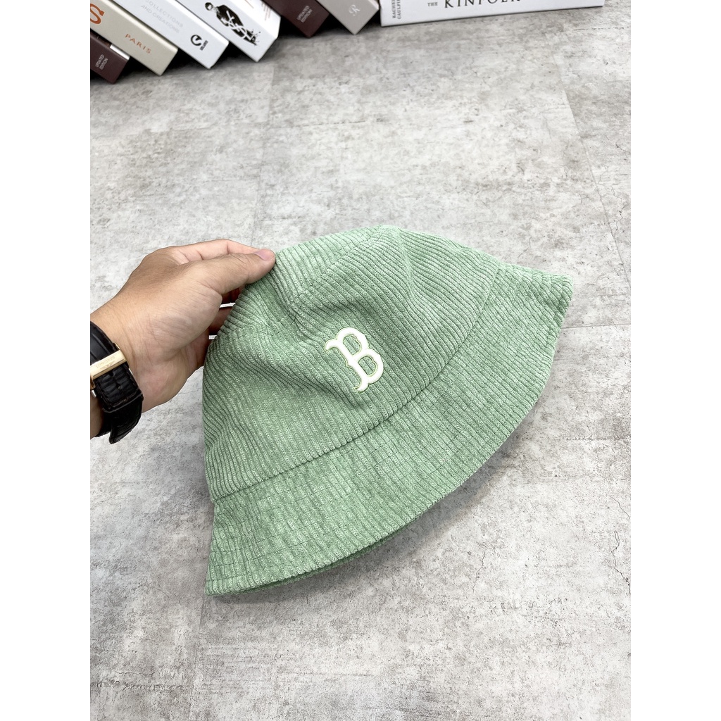 Nón Vành MLB Rookie Bucket Hat Chất Liệu Vải Nhung Sợi Cao Cấp N112 | Unisex - Full Tag Code