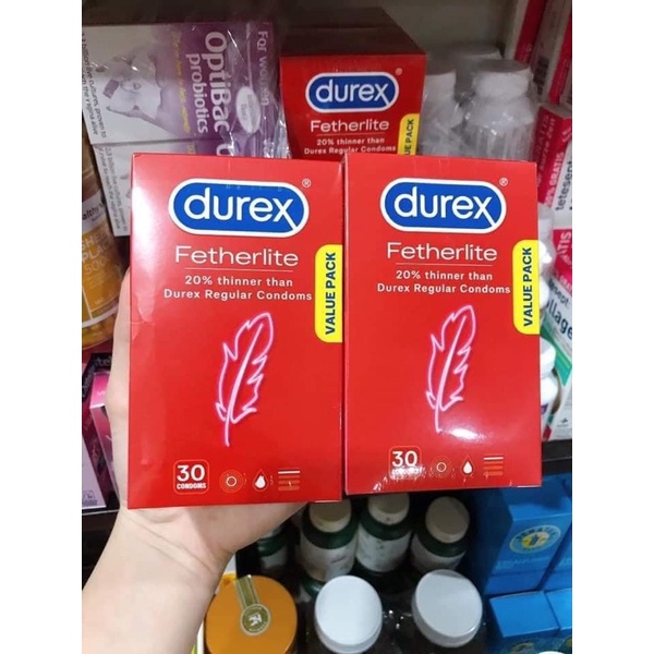 Bao cao su Durex 30 miếng ( hàng nội địa Úc)