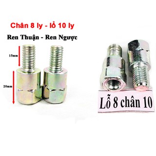 Ốc chuyển ren gắn chân gương xe máy Greennetworks ( 1 cái )