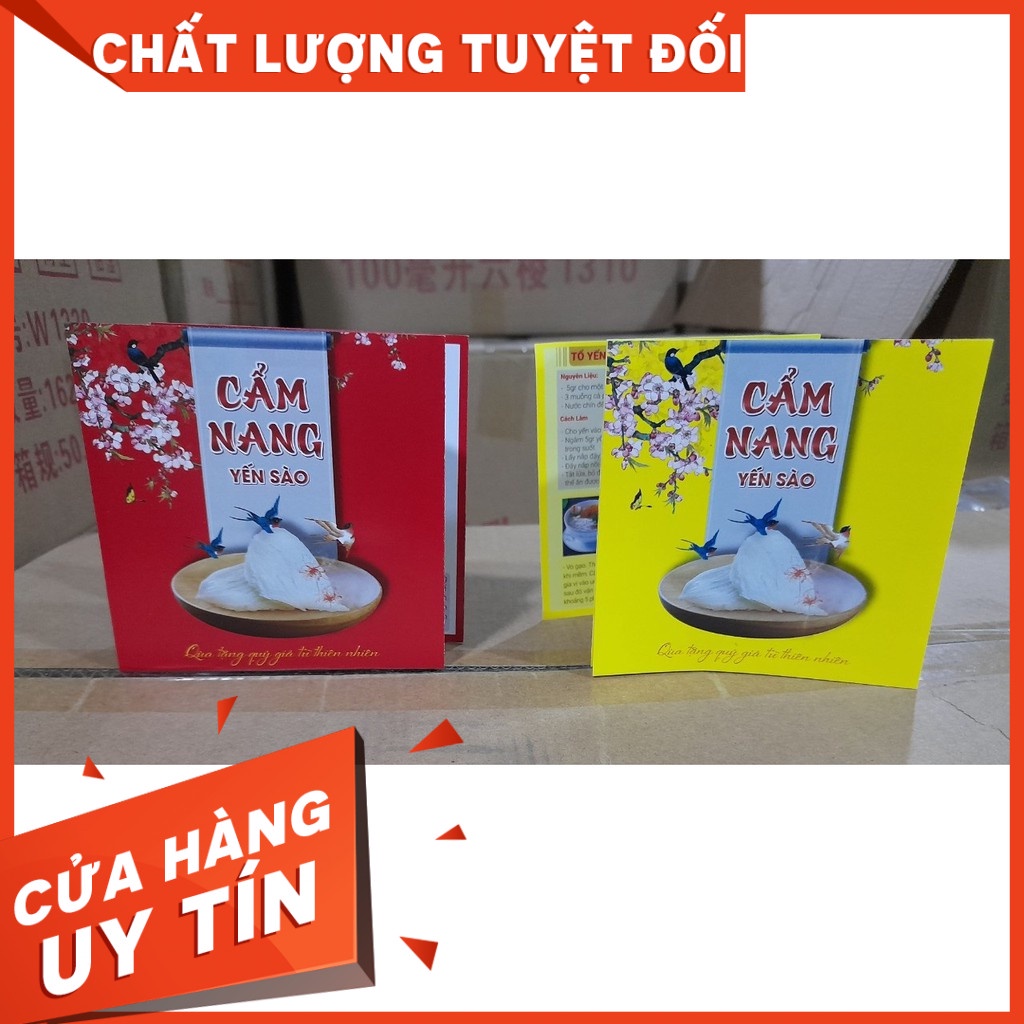 Tờ gấp cẩm nang Yến sào 8 trang