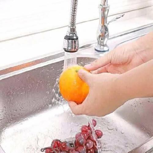 Vòi nối tăng áp bồn rửa chén xoay 360 bằng inox