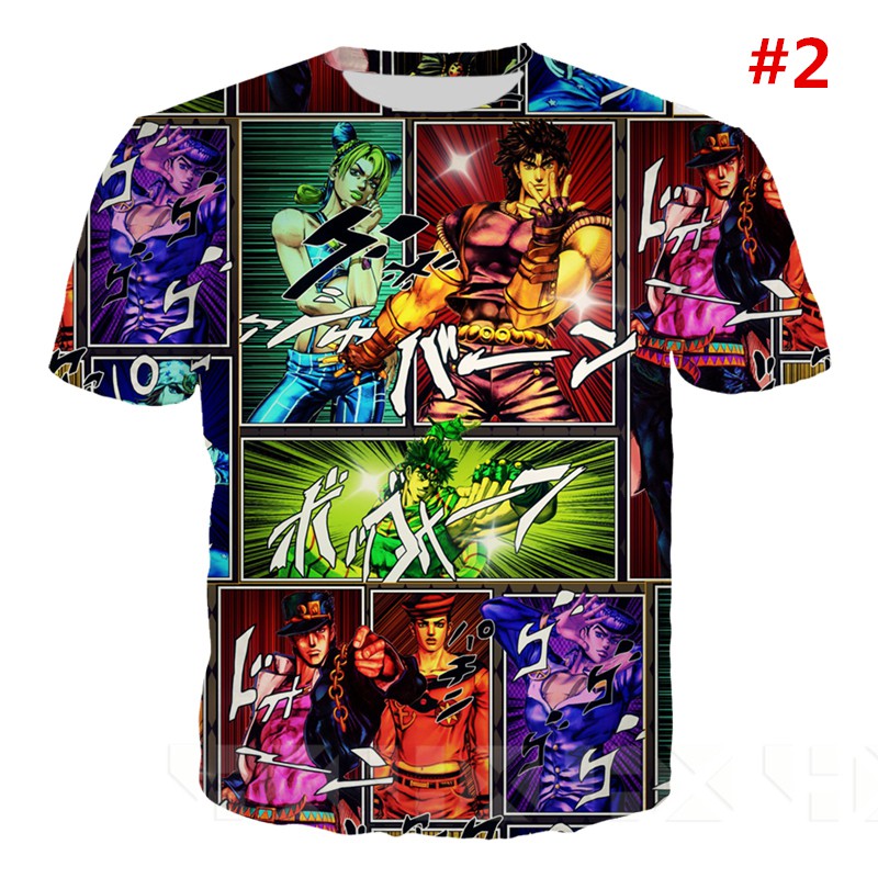 CLOOCL Fashion Anime JoJo's Bizarre Adventure 3D Print Men Streetwear Graphic T-Shirts