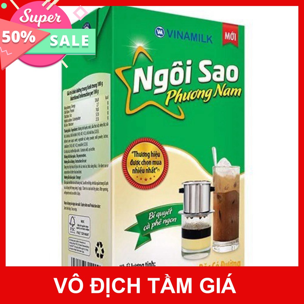 [GIÁ SỈ] sữa đặc NGÔI SAO PHƯƠNG NAM vinamilk hộp 1,284kg.