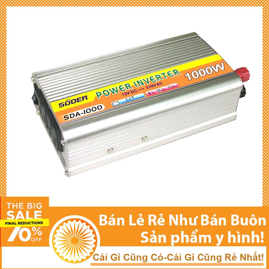 Bộ Kích Điện 12V Lên 220V - Mạch INVERTER 12V-230V 1000W