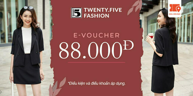 E-Voucher TwentyFive Fashion trị giá 88.000đ