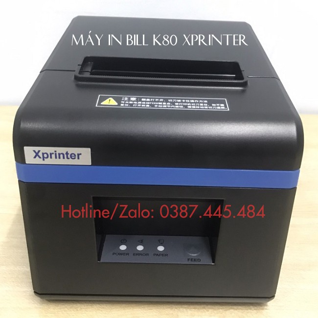 Máy in hóa đơn tính tiền hãng Xprinter + Tặng 5 cuộn K80 - Máy in bill Xprinter N160ii - Máy móc pha chế giá sỉ TM