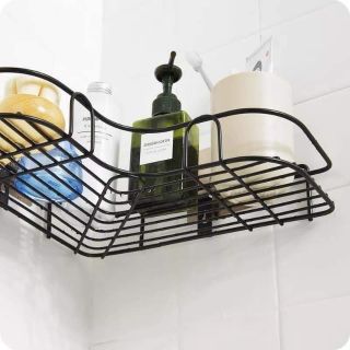 [XẢ KHO] Kệ góc sắt đen dán tường siêu chắc