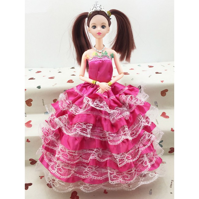 Đầm dự tiệc thời trang cho búp bê Barbie