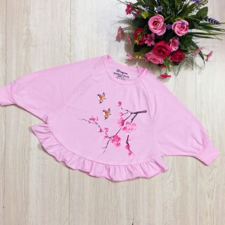 Áo kiểu cánh dơi bé gái