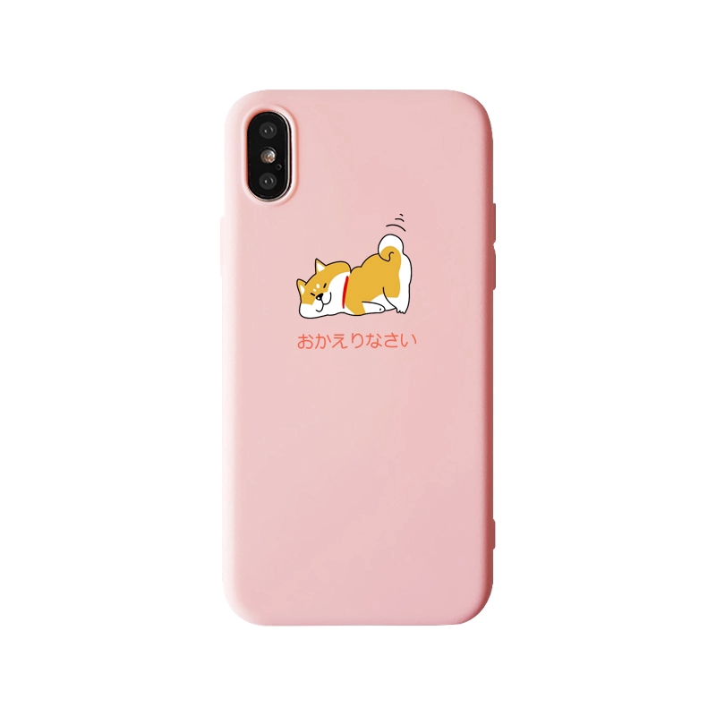 Ốp lưng dẻo hình chú chó hoạt hình đáng yêu cho iPhone XR X XS Max 6 6s 7 8 6plus 8plus 11 11Pro 11ProMAX | BigBuy360 - bigbuy360.vn