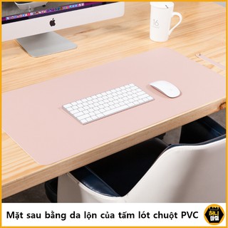 Deskpad - Lót chuột mouse pad tấm lót bàn chất liệu bằng da - Nhiều màu