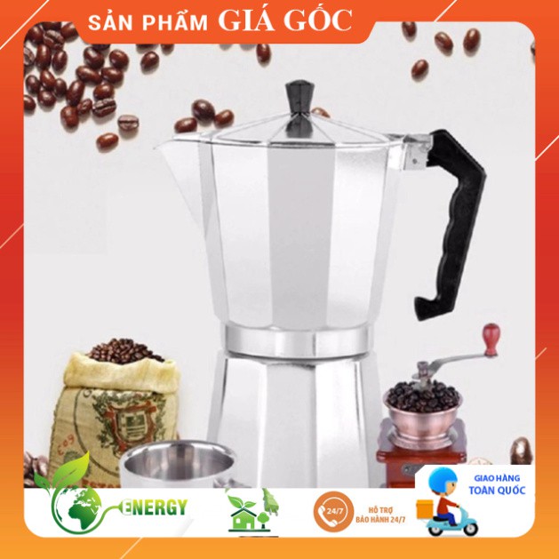 [Mã ELFLASH5 giảm 20K đơn 50K] Ấm, Bình Pha Cà Phê Moka Espresso Tại Nhà - Ấm Pha Coffee Kiểu Ý