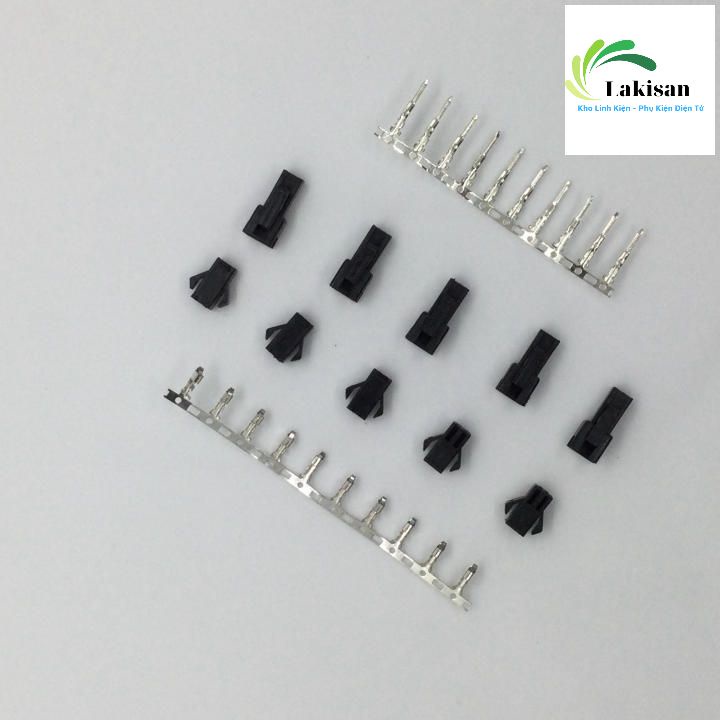 Phụ kiện làm dây giắc kết nối chân cắm JST 2P 3P 4P| Đầu cos JST | Vỏ nhựa JST