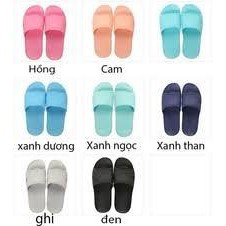 Dép lê nam nữ mang đi ở trong nhà văn phòng nhà tắm khách sạn xốp siêu nhẹ chống trơn trượt cực êm đàn hồi suppercheap