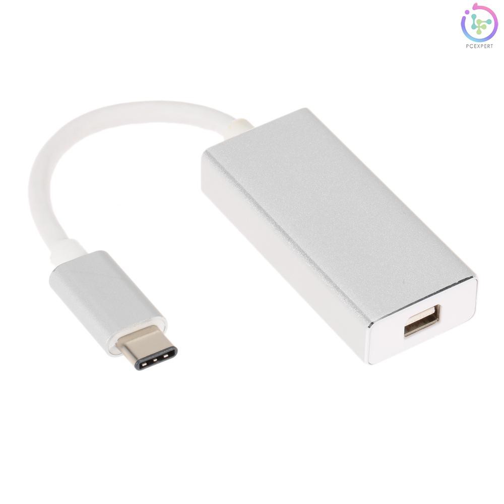 PCER♦USB 3.1 Type-C to Mini DisplayPort MDP Mini DP 1080p HDTV Hub Adapter Data Cable for New MacBoo