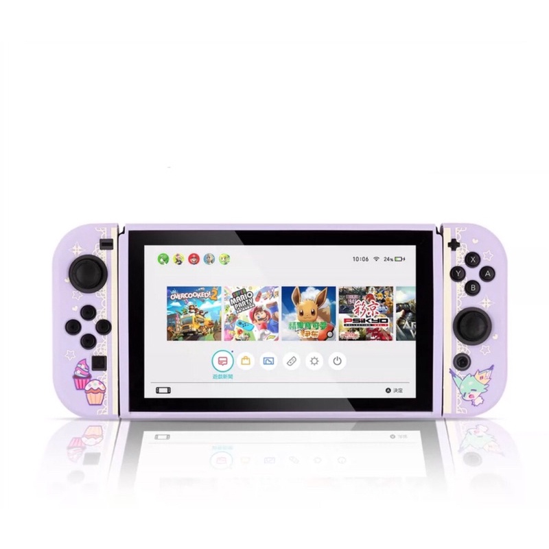 Bộ ốp lưng và case Joy-Con chủ đề Thú Hảo Ngọt chất liệu TPU cao cấp hãng Geekshare cho máy Nintendo Switch v1,v2