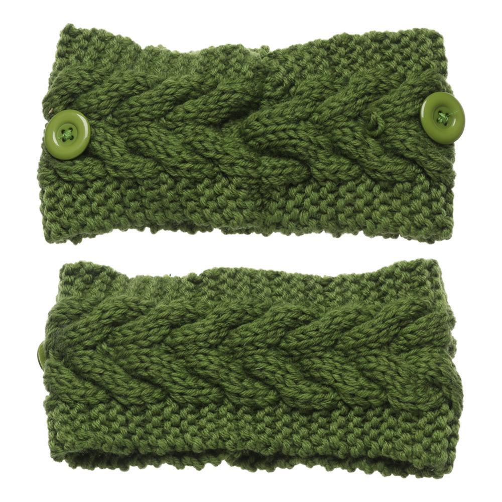 Băng Đô Turban Đan Len Màu Sắc Ngọt Ngào Thời Trang Mùa Đông Cho Nữ