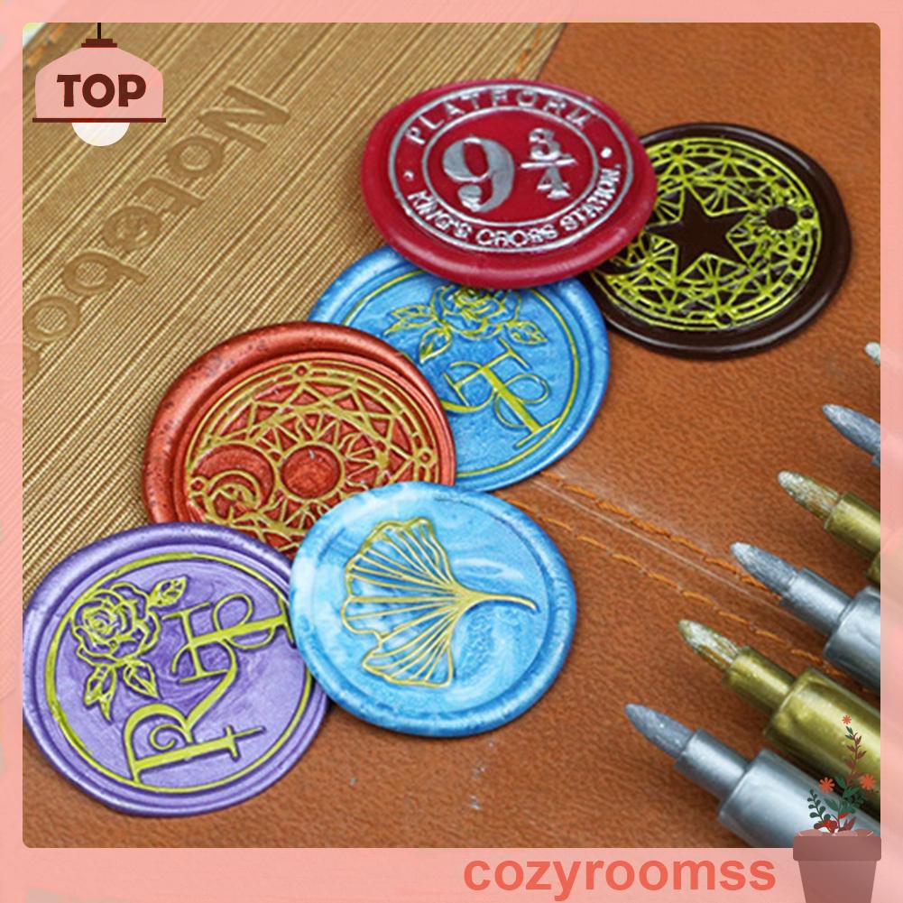 Bút dạ màu sáp Graffiti niêm phong đóng tem vintage DIY trang trí sơn lửa nghệ thuật
