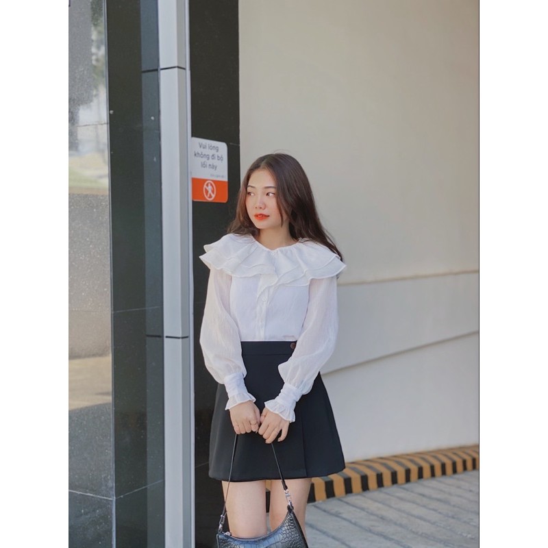 Quần váy Chữ A Dating Skirt LUCETFASHION, chân váy ngắn