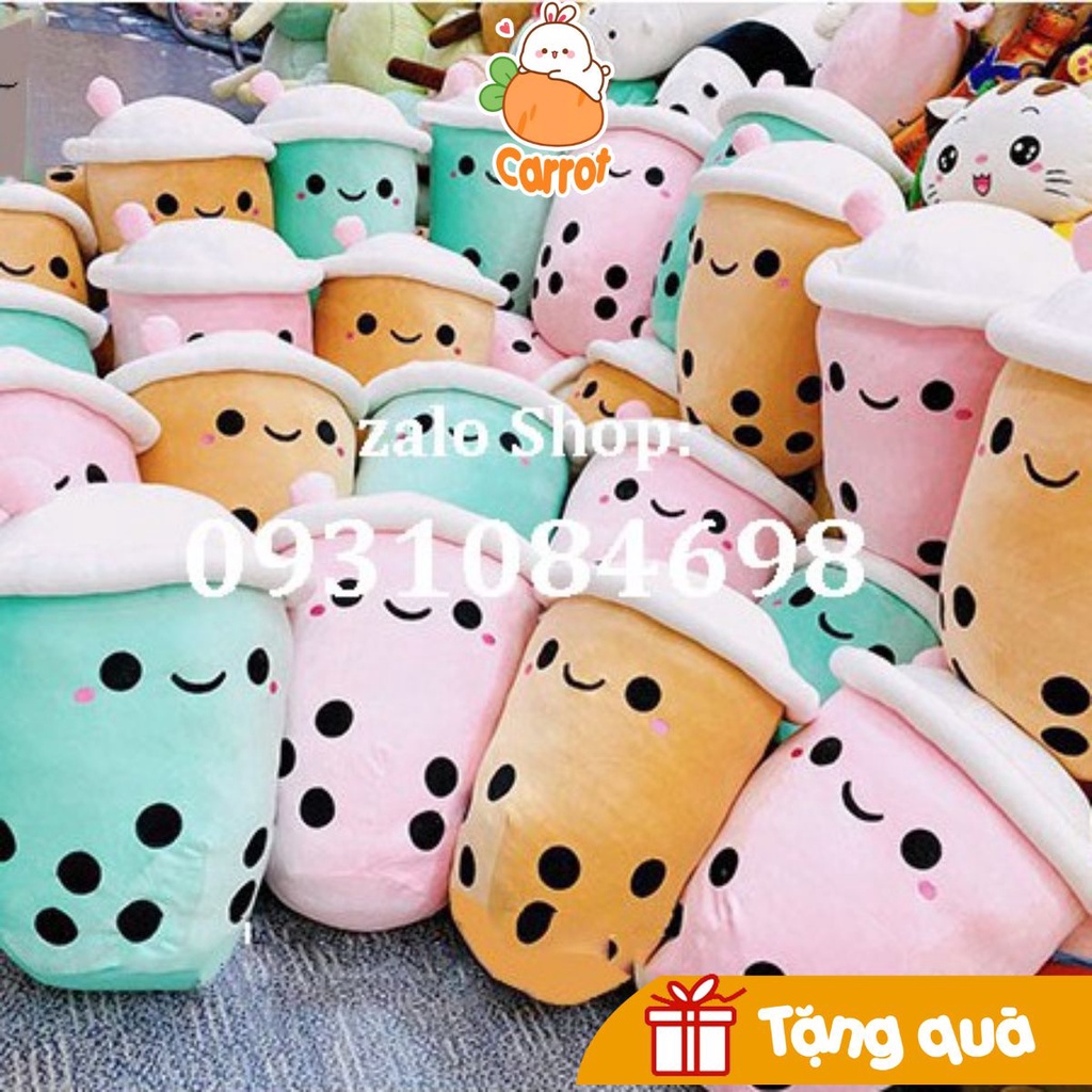 Gấu Bông Trà Sữa Siêu CuTe- Gối Ôm Hình Cốc Trà Sữa Siêu Mêm Êm Đẹp 30cm