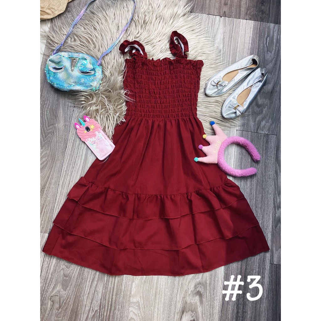 đầm 2 dây ulzzang nhiều màu 40-100kg(ms: DRN1) | BigBuy360 - bigbuy360.vn