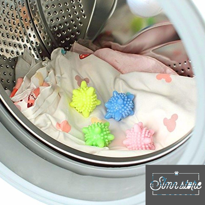 Bông Giặt Mini, Đánh Tan Vết Bẩn, Mùi Hôi và Vi Khuẩn. (Màu Ngẫu Nhiên). Slmn_BGMini