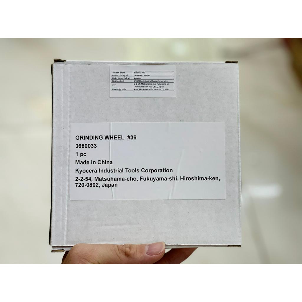 Đá mài sắt Kyocera cho máy mài 2 đá 3680033 - HBG - 6E 150mm