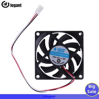 [NEW]Portable Computer Case Cooler 12V 7cm 70mm PC CPU Cooling Cooler Fan