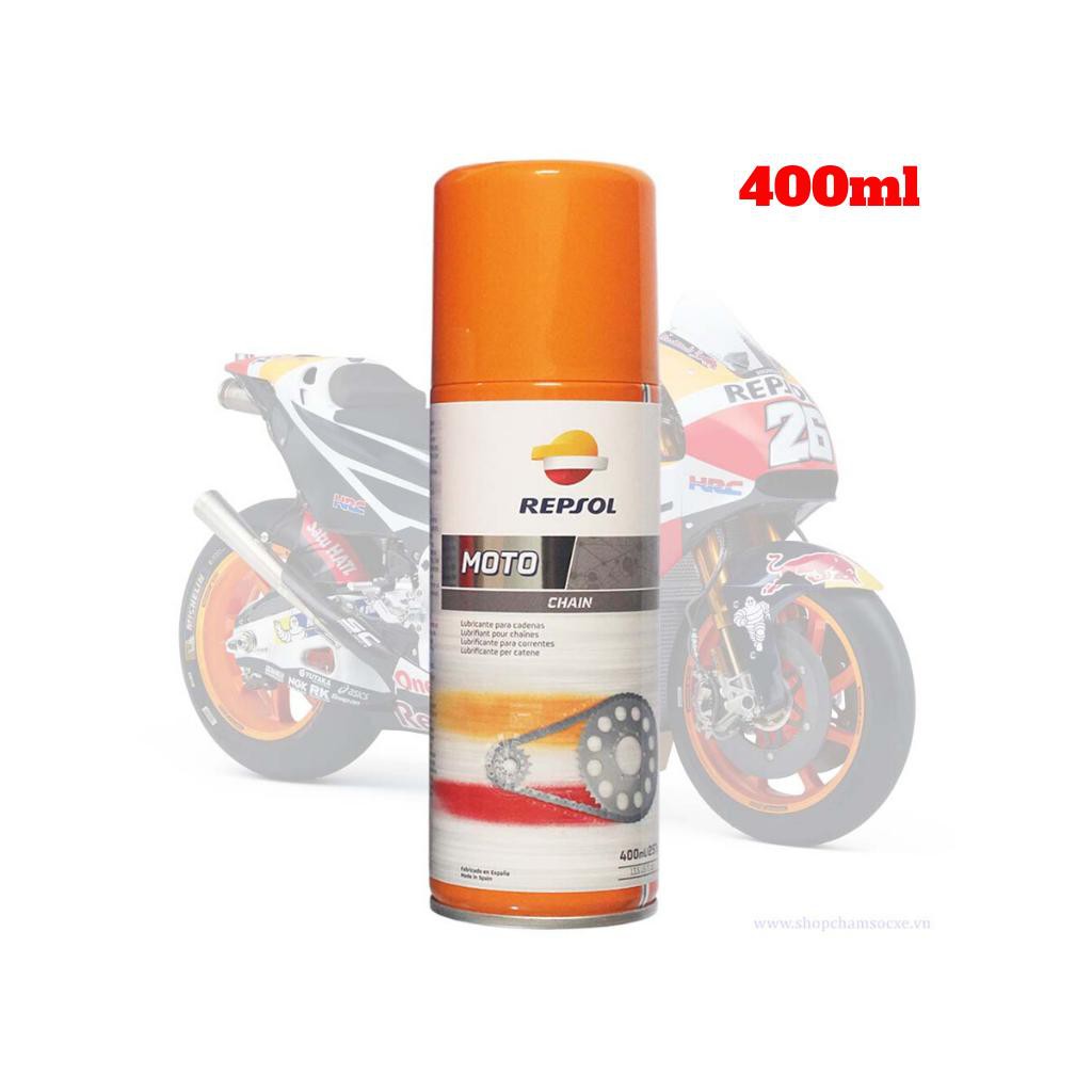 Bình Xịt Bảo Dưỡng Sên Repsol Moto Chain 400ml